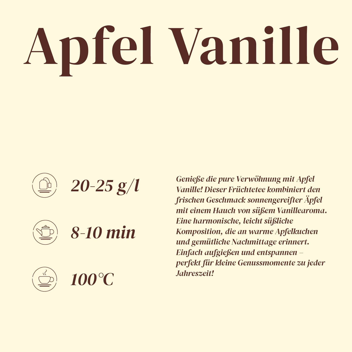 Apfel Vanille