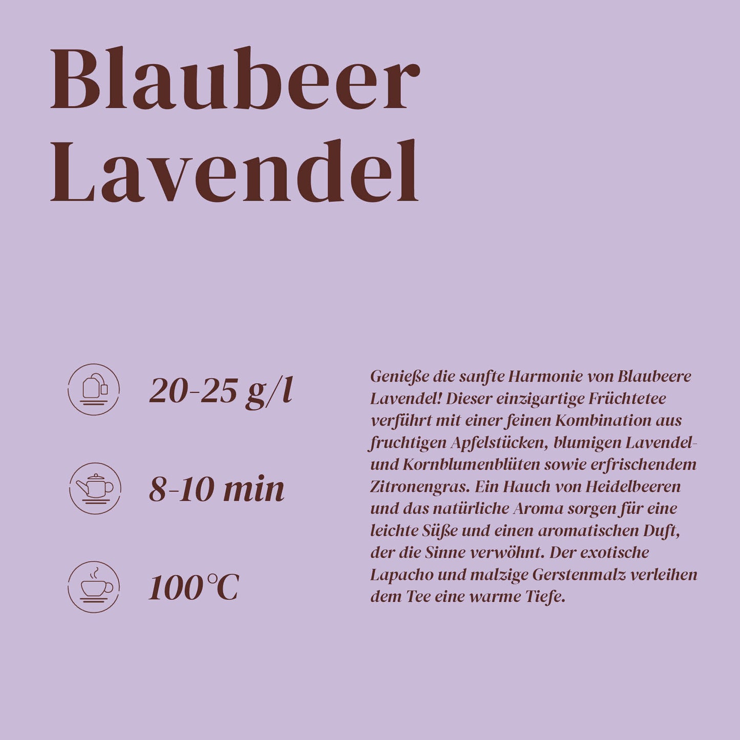 Blaubeer Lavendel