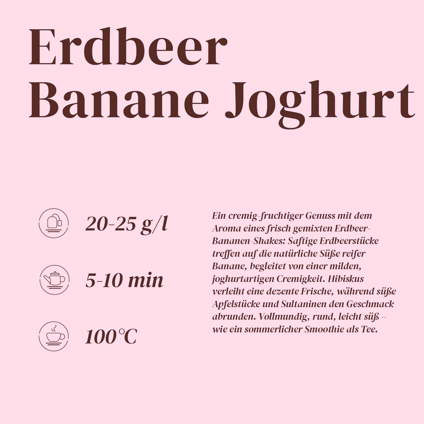 Erdbeer Banane Joghurt