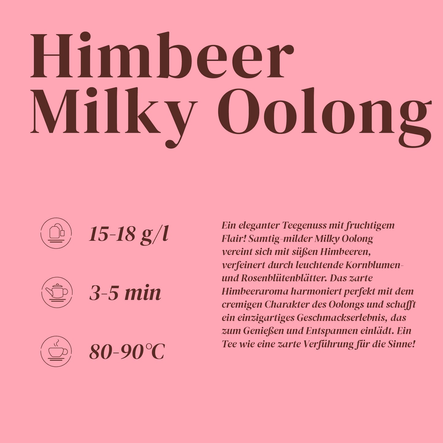 Milky Oolong Himbeere