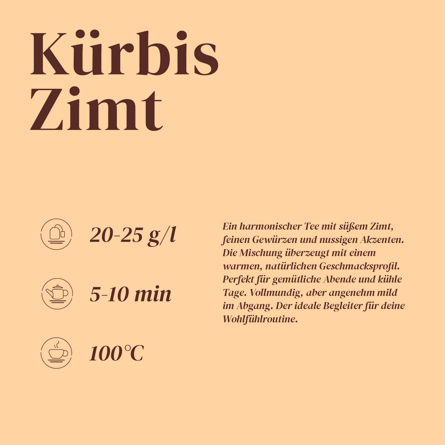 Kürbis Zimt