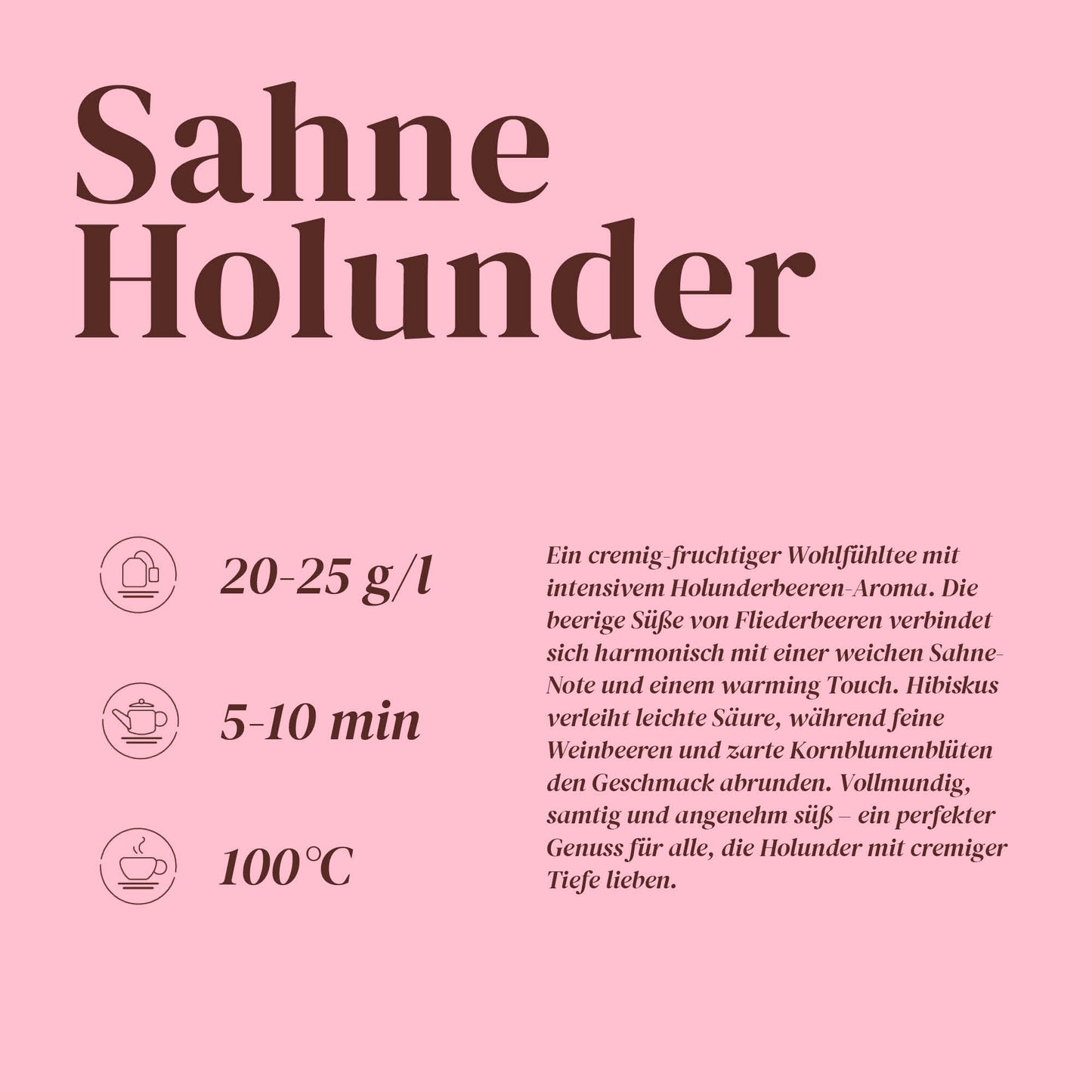 Sahne Holunder