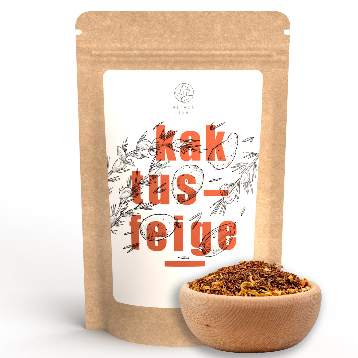 Alpaca Tea | Kaktusfeige Rooibos | Rooibosmischung | lose | wiederverschließbar