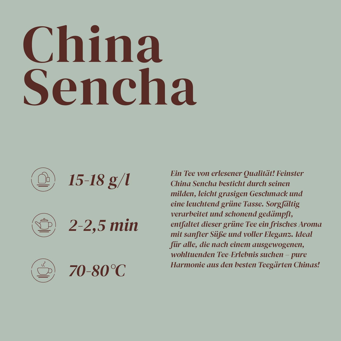 Alpaca Tea | Feinster China Sencha | chinesischer Grüntee | lose | wiederverschließbar (100, Gramm)