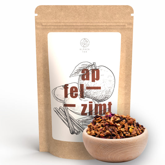 Alpaca Tea | Apfel Zimt | Früchteteemischung | lose | wiederverschließbar