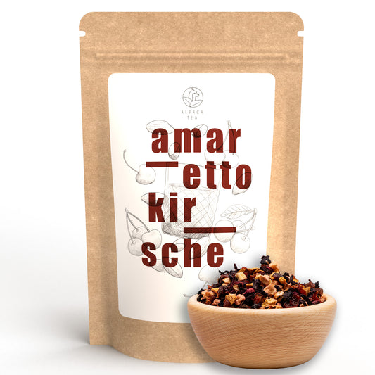 Alpaca Tea | Amaretto Kirsche | Früchteteemischung | lose | wiederverschließbar