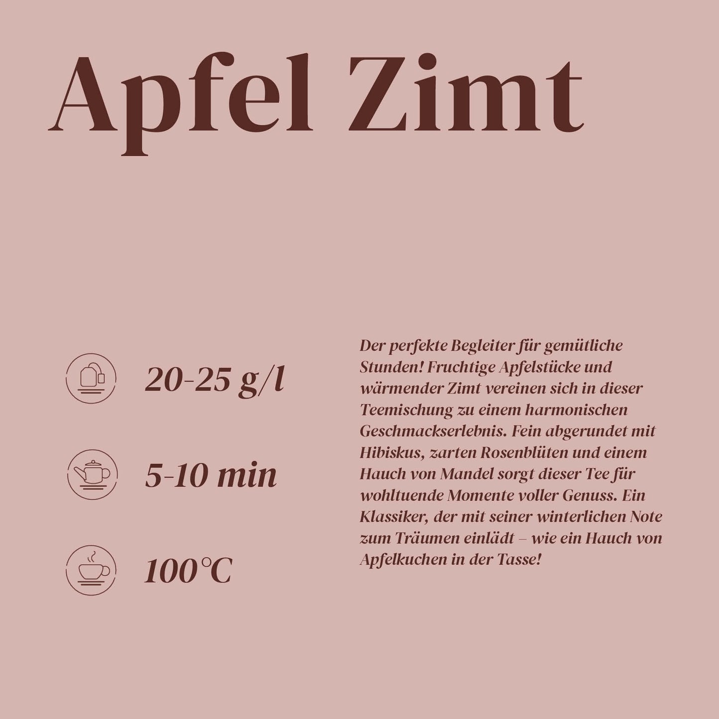 Alpaca Tea | Apfel Zimt | Früchteteemischung | lose | wiederverschließbar