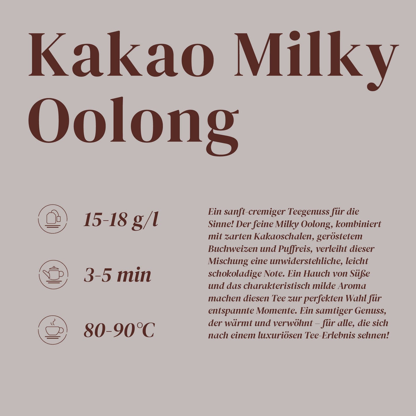 Milky Oolong Kakao