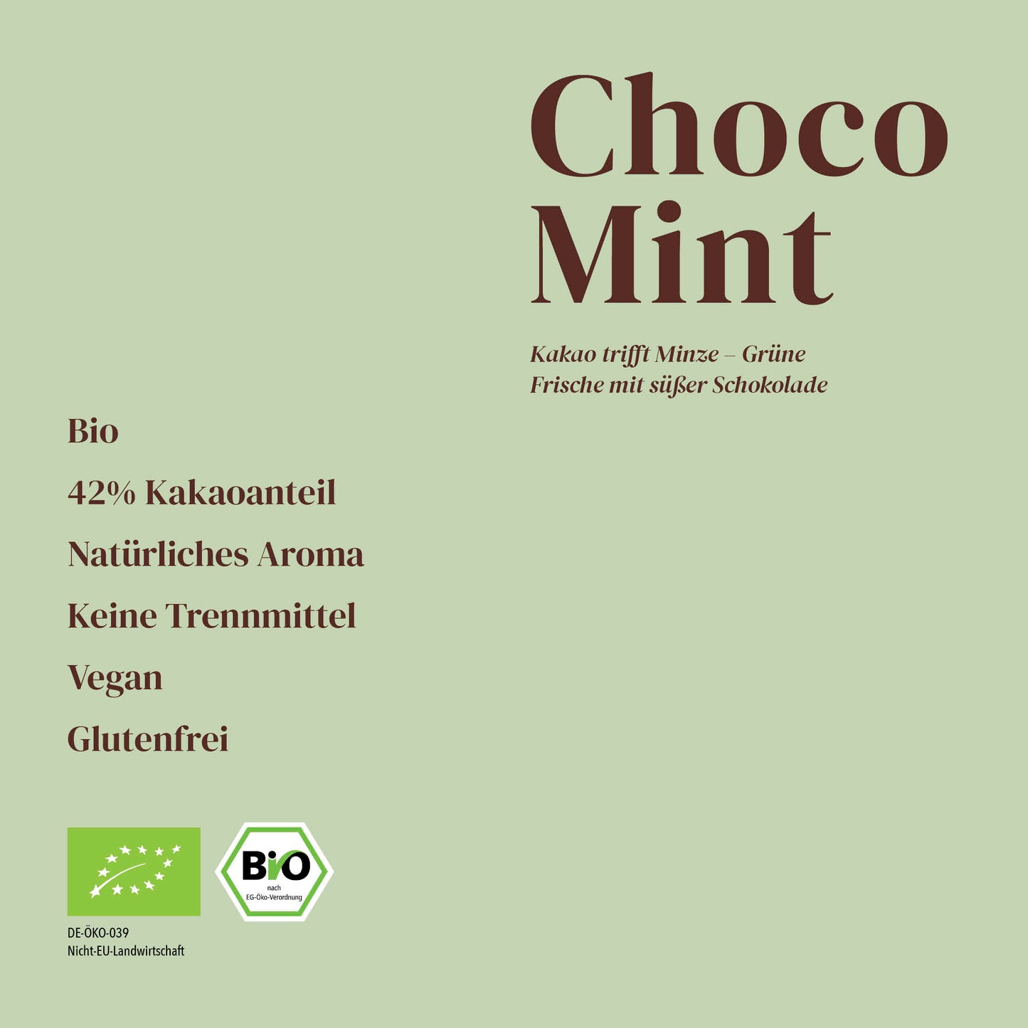 MARC & KAY | Choco Mint | Bio-Trinkschokolade | vegan | 250g