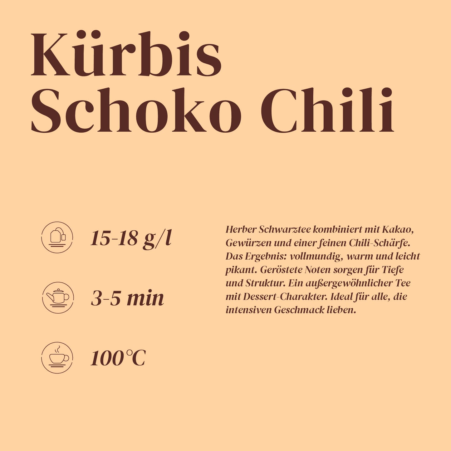 Kürbis Schokolade Chili