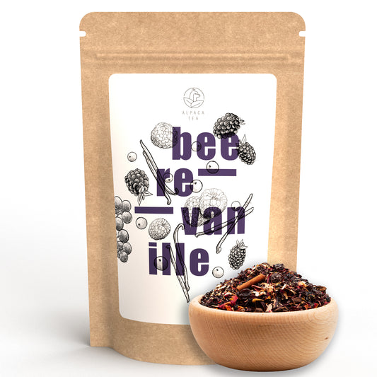 Alpaca Tea | Beere Vanille | Früchteteemischung | lose | wiederverschließbar