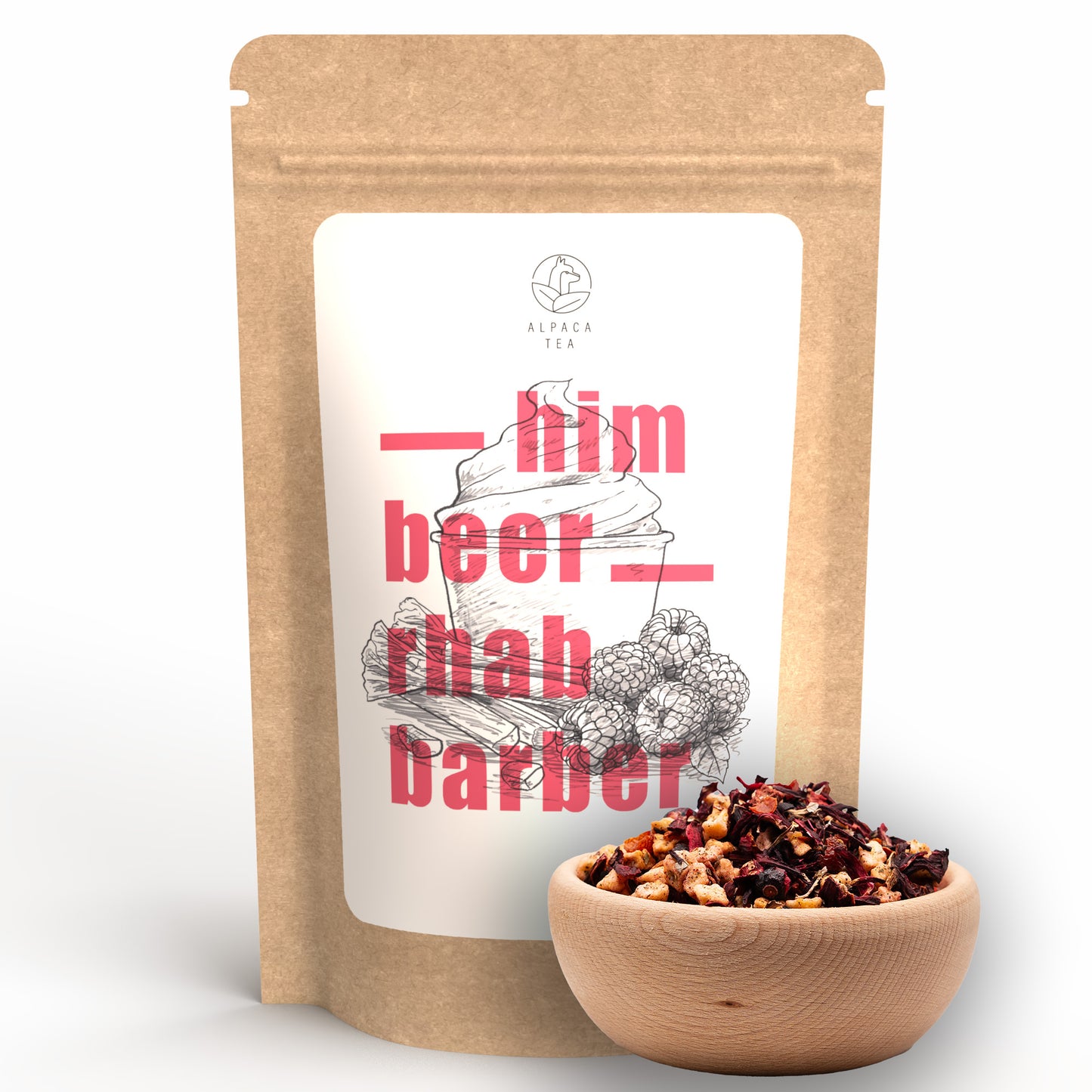 Himbeer Rhabarber Sahne