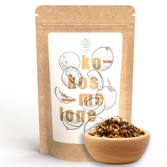 Alpaca Tea | Früchtetee Kokos Melone | lose Früchteteemischung | wiederverschließbar