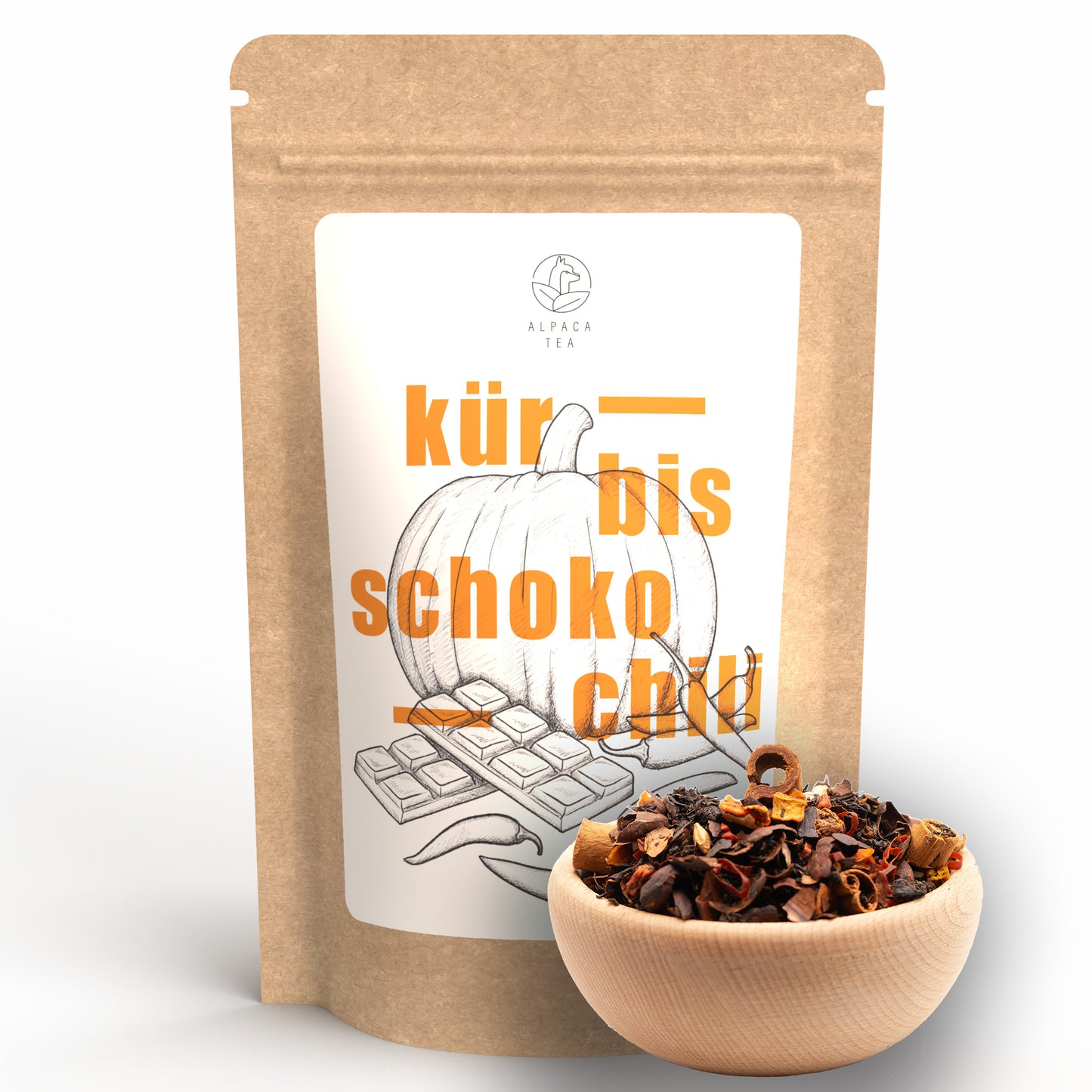 Kürbis Schokolade Chili