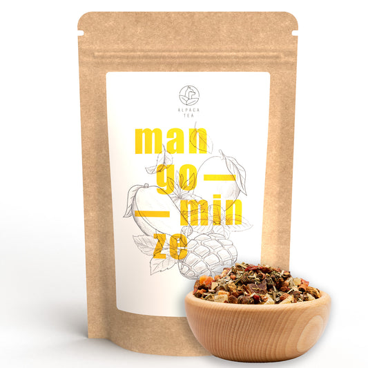 Alpaca Tea | Mango Minze | Früchteteemischung | lose | wiederverschließbar