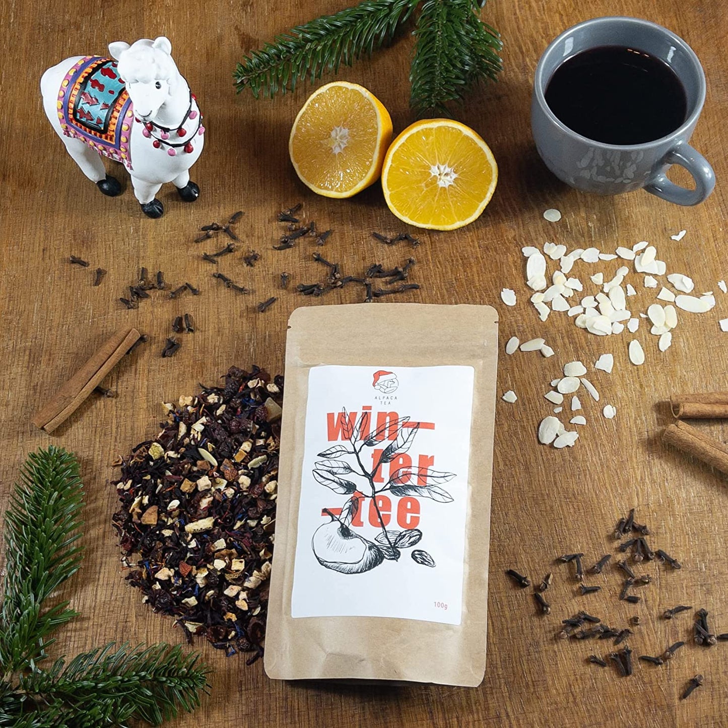 Alpaca Tea | Wintertee | Früchteteemischung | lose | wiederverschließbar