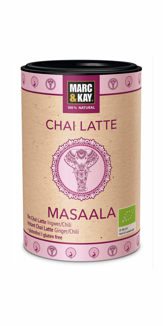 MARC & KAY | Bio Chai Latte | Masaala Ingwer/Chili | Glutenfrei | 250g