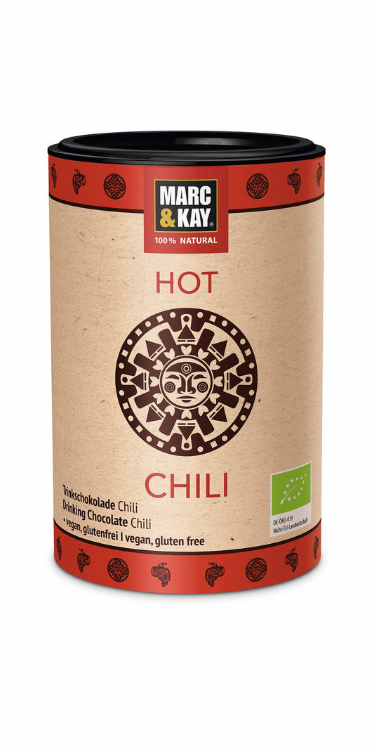 MARC & KAY | Bio-Trinkschokolade | Hot Chili | vegan | 250g