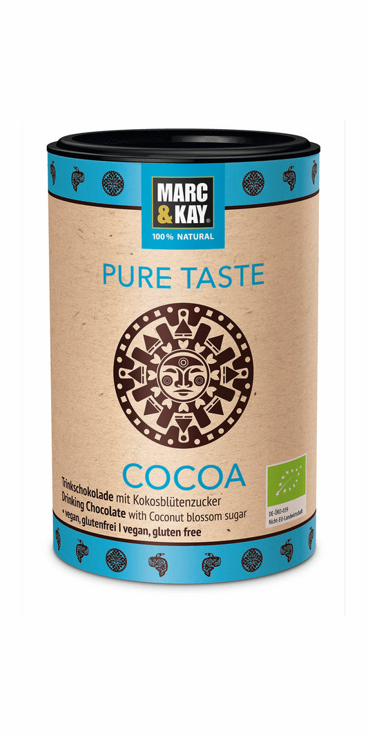 MARC & KAY | Bio-Trinkschokolade | Pure Taste Cocoa | vegan | 250g